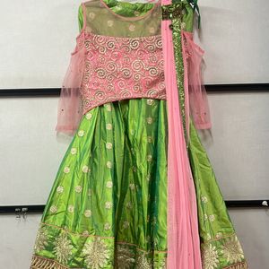 Kids Lehenga Choli With Duppata Custom Made