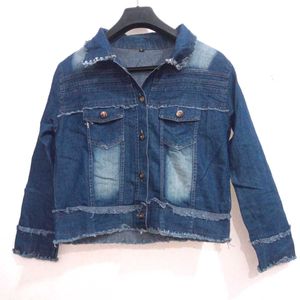 Navy Blue Denim Jacket