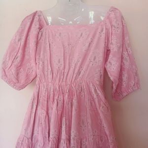 Pretty Pink Handmade Summer Dress