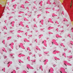 Beautiful Pink Colour Printed Kurti