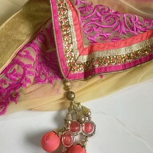 Full Gher Anarkali Gawn With Dupatta