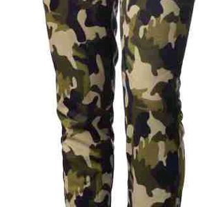 Military Print Trackpants - Brown