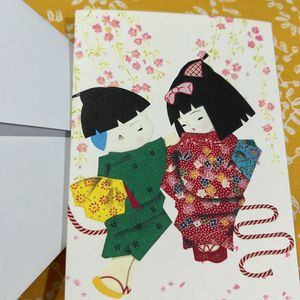 Japanese style greeting card