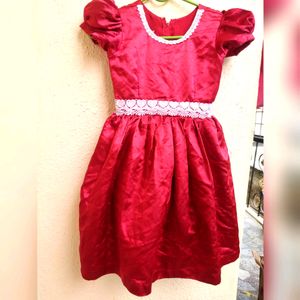 Red Saturn Frock  + 4 Free Up Shipping Labels