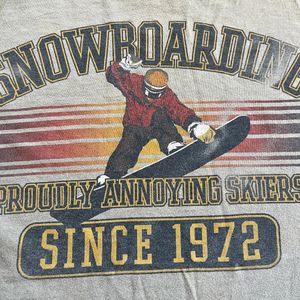 Full Sleeves Snowboarding Unisex Tee