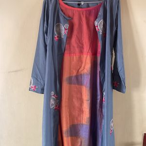 Party Wear Long Kurti Gown