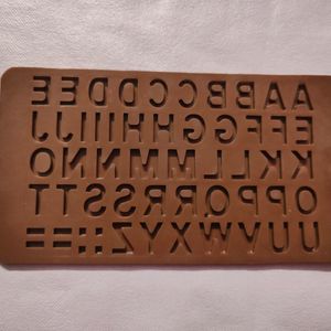 Alphabet Chocolate Mould