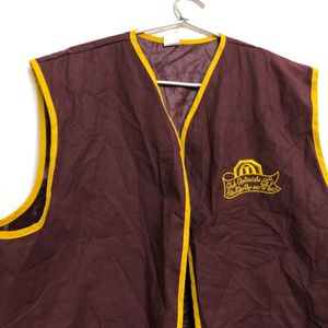 Maroon Waistcoat