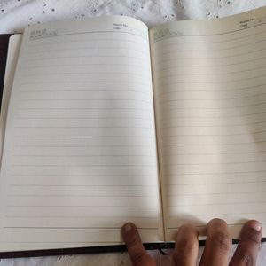 Genuine Leather Cover Notebook