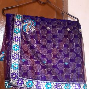 Saree & Blouse Mirror Work