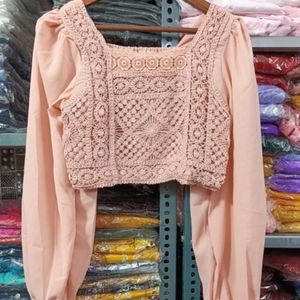 Crop Top Chiffon