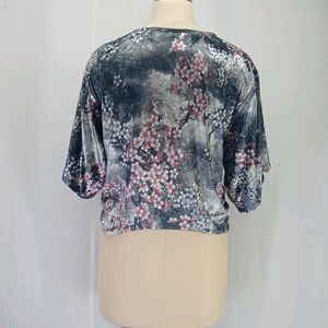 New Velvet Flower Top