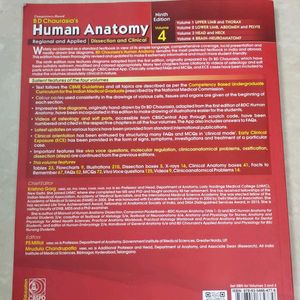 BD Chaurasia Neuroanatomy Ninth Edition