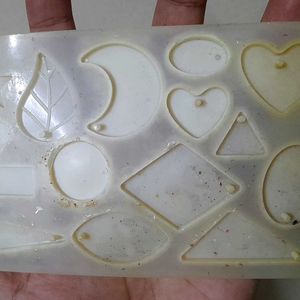 Resin Earing Keychain Mould Silicone