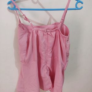 Pink Sleeveless Top