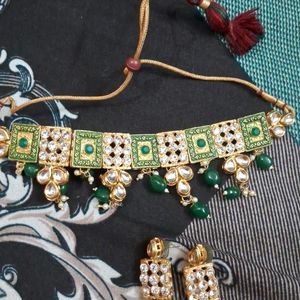 Kundan Stone Necklace  Set
