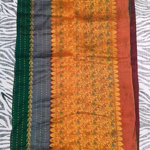 pure Kanchi pattu saree