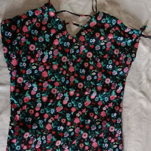 Floral Top New 1 Time Used