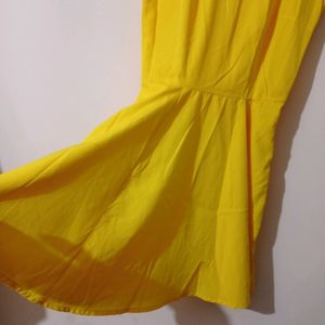 Yellow One Piece Dress