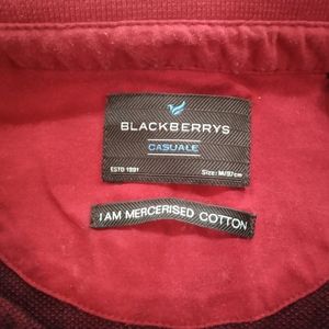 BLACKBERRY RED MEN'S TSHIRT