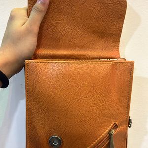 Orange slim bag