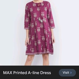 Block Print Dress