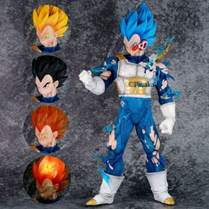 Vegeta with 4 Interchangable Heads Battle Mode A.F