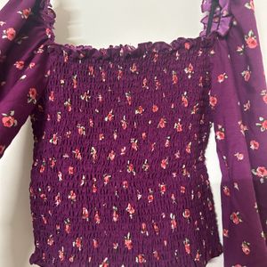 Harpa floral print top