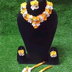 Haldi Flower Set