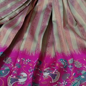 New Wedding Semi Silk Saree