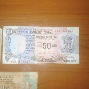 Rare 100, 50, 10, 5, 2, 1 Old Currency Set