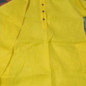 Mustard Colour Kurta