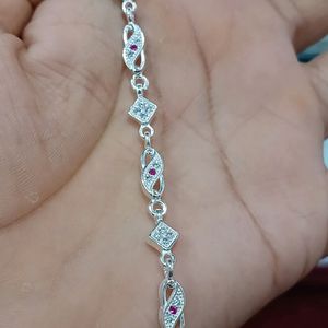 Real Silver Bracelet For Her (SB0010)