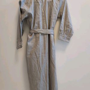 Self Tie Shirt Dress