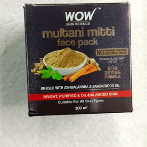 Wow Multani Mitti Face Pack