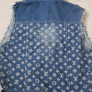 Sleeveless Denim Jacket