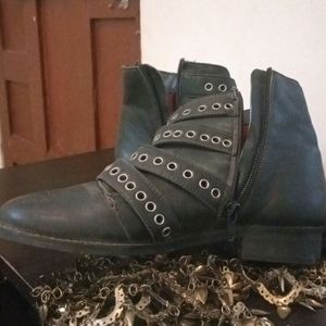 Real Leather Boots Like New Trendy Stylish Gothic