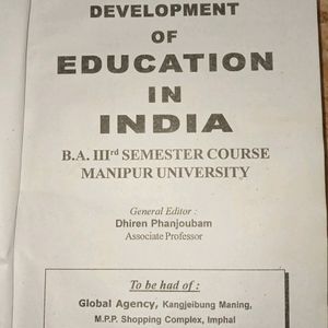 DEVELOPMENT OF EDUCATION IN INDIA