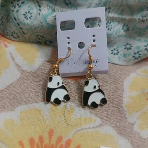 Lightweight Panda Earrings✨