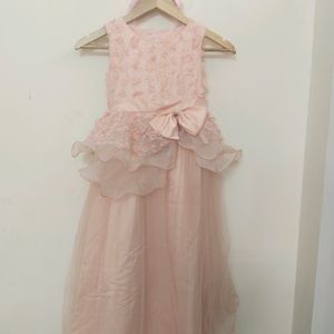 Firstcry Embroidered Long Ball Gown Dress For Girl