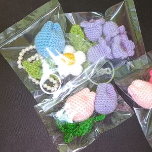 Crochet Phone Charms And Key Chain