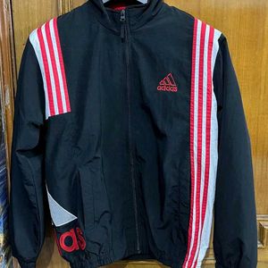 ADIDAS BLACK WINDCHEATER JACKET