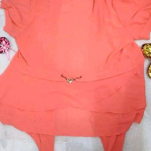 Peach Shrug For Women