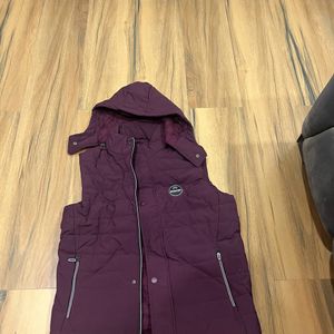 brand new mens sleeveless jacket with hoodie