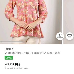 Fusion Short Kurta