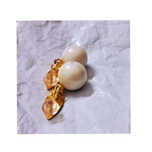 Gold Plated Pearl Earings