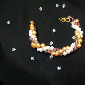 Handmade Twisted Crystal Bracelet