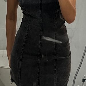 charcoal party dress