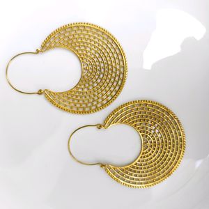 Big Lightweight Brass earrings For Women