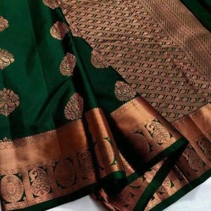 Green New Silk Saree